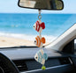 Handmade crochet keychain, backpack pendant, car rearview mirror hanging ornament, gifts for boys and girls on Easter, Christmas, and birthdays