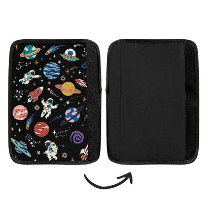 2 Pcs Seat Belt Cover for Kids, Space Car Seat Strap Pads for Children, Solar System Soft Car Seat Belt Cushion Pads for Boys and Girls Babies Adults - color: Universe