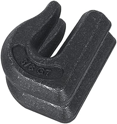 6Pack 3/8'' Weld-On Forged Clevis Grab Chain Hooks, Heavy Duty Forged Grade 70 Grade Utility Hook -6600 LBS Capacity Weldable for Trailer Truck,Rigging,Car,SUV,Tractors Loader Bucket