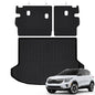 Cargo Mat for 2021-2025 2026 Kia Seltos & Backrest Mat,TPE All Weather Protection Car Trunk Mat Covering The Backrest Mat with Velcro Fastener Accessories