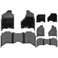 3W Floor Mats & Front Carpet Fit for 2013-2018 Dodge Ram 1500/2500/3500 Crew Cab, 2019-2024 Dodge Ram 1500 Classic Crew Cab All Weather TPE Custom Fit Floor Liner for 1500 Full Set Car Mats - size: 13-18 Ram Floor Mats & Carpet