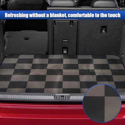 Car Trunk Cargo Liner, 38"×29" Scratch-Resistant Car Floor Mat, Washable Auto Trunk Protective Mat, Fashionable Vehicle Interior Decoration Accessories for SUVs, Trucks (Style2)