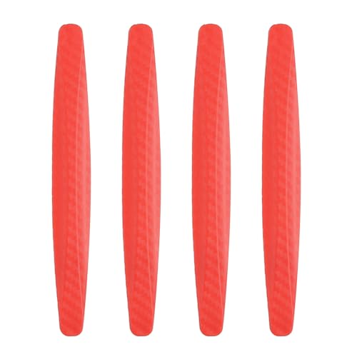 HARFINGTON 4pcs Car Door Edge Guards Protectors Anti-Collision Side Door Edge Protector Trim Strip Anti-Scratch Universal Vehicle Exterior Accessories for Cars SUV Pickup Truck, Red - color: Red