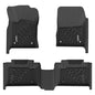 LASFIT Floor Mats for Jeep Grand Cherokee 2013-2015, for Dodge Durango 2013-2015 (Not for 6-seat), All Weather TPE Custom Fit Car Mats Floor Liners 1st & 2nd Row, Black - style: Grand Cherokee 2013-2015 Floor Mats