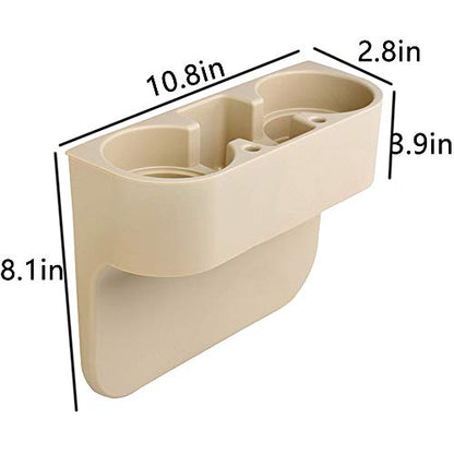 Heart Horse Car Gap Filler, Console Side Pocket, Car Seat Pocket Organizer for Cellphones Wallet Coin Key and Cup Holder Suitable Beige - color: Beige
