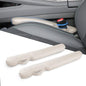 Leather Car Seat Gap Filler Universal for Car Truck SUV to Block The Gap Between Seat and Console Stop Things from Dropping 2 Packs Beige - color: beige