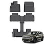 Auxko All Weather Floor Mats Fit for Kia Telluride 2020-2025 with 2nd Bucket Seat Without Center Console Liner Telluride Accessory All Season Guard Odorless Anti-Slip Floor Mat - size: tellruide|2020-2025|floor mats