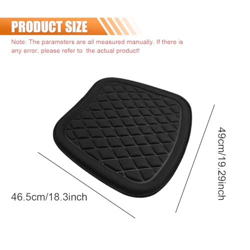 YoRise Car Seat Covers, Breathable Comfort Front Driver Seat Cover, Anti-Slip Car Seat Protector Pad, 3D Decompression Vehicle Seats Accessories for Cars, Trucks, Offices (Black)