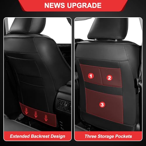 TTX LIGHTING Car Seat Covers for Honda HR-V 2016-2022,Custom Fit Seat Covers for HR-V 5 Seats Waterproof Full Set Breathable Faux Leather Custom Fit Car Protector Cushion Accessories - size: 10.HR-V 2016-2022 5 Seat Full Set