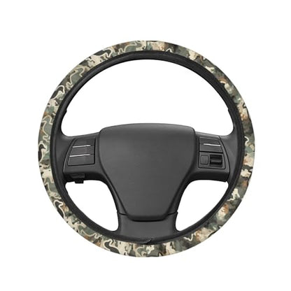 Camo Steering Wheel Cover 15 Inches for Men Duck Neoprene Anti-Slip Car Steering Wheel Grip Wrap Soft Car Accessories Protective for SUV Vehicle Sedan Truck - color: Camo Hunting Duck Print