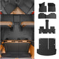 Floor Mats Compatible with 2026 Hyundai Palisade Gas 7 Seats Captain Chairs Cargo Mat Trunk Mat TPE Back Seat Cover Protector Palisade Accessories (Trunk Mat with Backrest Mats+Floor Mats) - style: For Hyundai Palisade 7-Seater | 2026