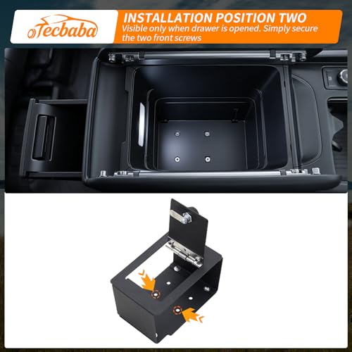 Center Console Safe Compatible with 2024-2026 Hyundai Santa Fe Carbon Steel Car Lock Box Auto Vault with Code Hidden Car Safe for 2025 Santa Fe Accessories