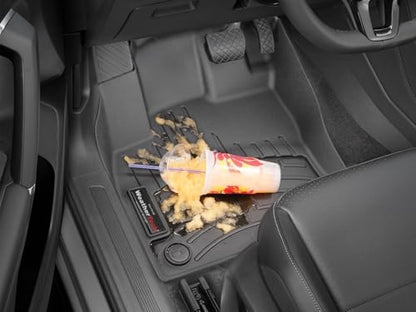 WeatherTech Custom Fit FloorLiners for Toyota Tacoma - 1st & 2nd Row (4412991-448722), Black - color: Black
