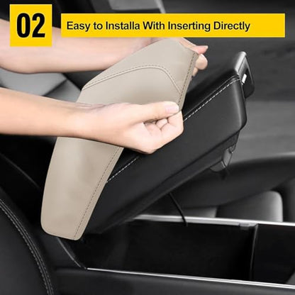 Console Covers for 2021 2022 2023 2024 Hyundai Elantra Armrest Covers for Hyundai Elantra (Automatic Brake Only, Not for Handbrake)