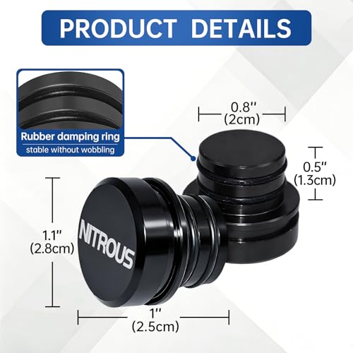 Cigarette Lighter Plug Cover Billet Aluminum Cigarette Lighter Plug, Fits All Vehicles with Standard 12 Volt Power Source Aluminum Dustproof Plug Billet Button Plugs (Black-3PC) - color: Black-3pc