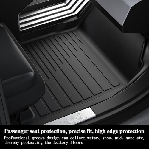 Floor Mats for 2024 2025 2026 Chevy Equinox EV (Non Fuel),TPE All Weather Protection 2 Rows Car Floor Liners Accessories for Chevrolet Equinox EV - size: 2024 2025 Equinox EV Floor Mats