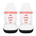 Customized Car Seat Cover for Front Seat - SUV Truck Sedan Van, Printed High Back Saddle Blankets Auto Seat Protectors, Fit Most Vehicles, Auto Seat Accessories - color: Custom Seat Cover