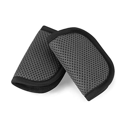Accmor Car Seat Straps Shoulder Pads for Baby Kids, Soft Car Seat Strap Covers, Seat Belt Covers for Car Seats, Pushchair, Stroller - color: Grey, size: Small-2.6 in X 4.3 in