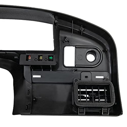 ANDPLAY Dash Panel Bezel Cover Compatible with Ford F150 F250 F350 1992 1993 1994 1995 1996 1997 with Gas Engine ONLY Black - size: 1992-1997 | Fit Ford F150