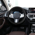 Car Steering Wheel Cover, Steering Wheel Cover for Men and Women, 15 Inch Microfiber Leather Auto Steering Wheel Cover, PU Leather Car Steering Wheel Cover Fit for Most Cars, SUVs, Trucks - color: Black