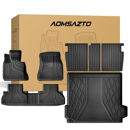 Floor Mats & Cargo Liner & Backrest Mat Compatible with BMW X5 2014-2018: All Weather Floor Mat X5 TPE Accessories Trunk Mat Back Seat Cover Protector Full Set - color: X5 2014-2018, size: Floor Mats & Cargo Liner & Seatback Mats