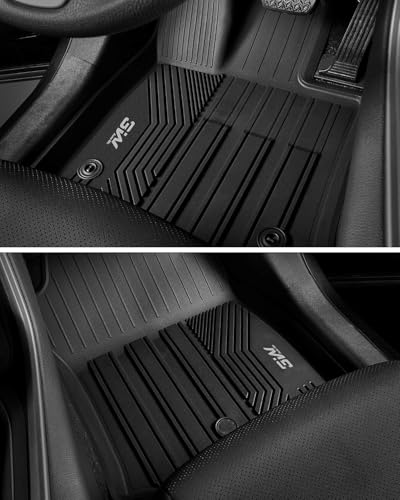 3W Floor Mats Fit Toyota Camry 2018-2024 FWD Only (Not for Hybrid or AWD), TPE All Weather Custom Fit Floor Liner, 1st and 2nd Row, Black(L/LE/SE/TRD/XLE/XSE) - style: 5. Camry|18-24|Floor Mats
