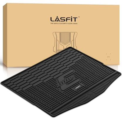 LASFIT Trunk Mat for Ford Mustang Mach-E 2021-2025 2026 (Trunk Base Upper Position) TPE All Weather Custom Fit Cargo Liner