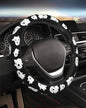 Steering Wheel Cover Accessories Neoprene Cover, Breathable Non-Slip Easy to Install Suitable for Women Men, 14.5-15.5 Inch for Car SUV Van Truck Universal - Ghost - color: Ghost