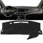 Dash Cover Mat Custom Fit for Buick Enclave with Forward Collision Alert with Light Sensor Dashboard Pad Cap Carpet Protector K275 (Black)