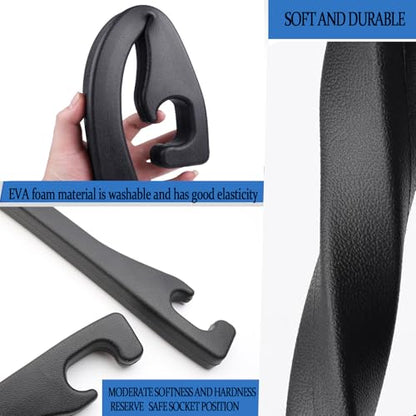 Car Seat Gap Filler Set of 2,Seat Gap Organizer, No Drop Seat Guard,2025 New Car Seat Side Gap Filler Organizer, Drop Seat Guards for Cars (Black 2Pcs) - color: Black