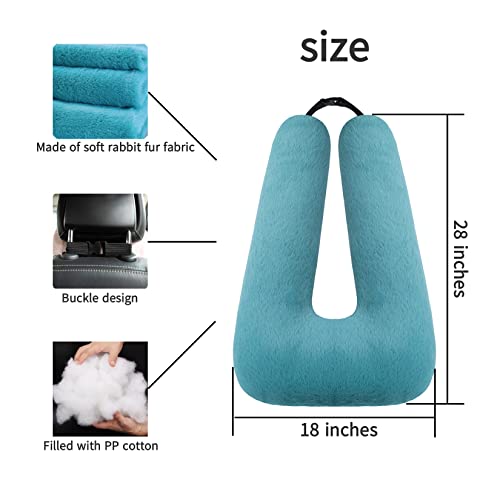 Travel Pillow Car Pillow Kid Car Sleeping The Sleeping Aid for Adults and Kids on Road Trips Kids Travel Pillow Emerald Green - color: A-emerald Green