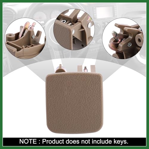 Motoforti Glove Box Latch Handle for Chevy Express Van Savana 08-20 for Venture Montana for Cadillac STS XLR CTS SRX Replace 20933084 Car Interior Accessories Brown Open Handle Long-Lasting