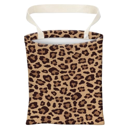 Car Trash Can, Cute Car Trash Bag, Hanging Car Organizer and Storage Bag, Trash Bin for Car Accessories, Vehicle, Travelling, Camping Black Brown Leopard - color: Black Brown Leopard