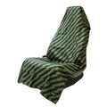 Sprints Athletic Running Towel, Full-Sized, Car Seat Cover - Performance Microfiber (Velocity Blitz Green) - color: Velocity Blitz Green