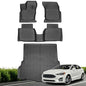 Floor Mats & Cargo Liner for Ford Fusion 2017 2018 2019 2020 (NOT Hybrid), All Weather TPE Floor Liners Custom Fit Fusion Heavy Duty Car Mats 1st & 2nd Row & Trunk Mat Accessories Black - style: 12）For Ford Fusion | 2017-2021 | Combo Set