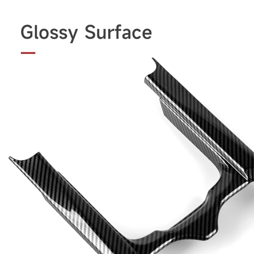 for Honda CR-V 2020 2021 2022 Accessories CRV Cup Frame Decals ABS Carbon Fiber Stickers, B - color: 2020-2022 Cup Holder Frame