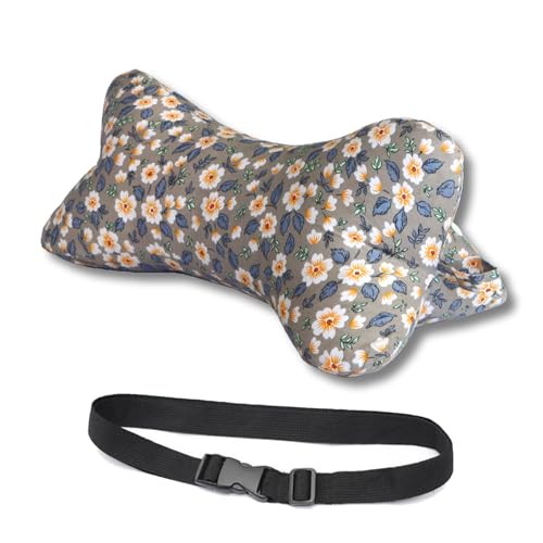 Neck & Cervical Pillows Dog Bone Shaped Travel Neck Pillows With Washable Removable Cover Have Loops On Either End For Car Bus Truck Driving Comfort Head Rest Support Neck Chiropractic Pillow ( Color - color: D