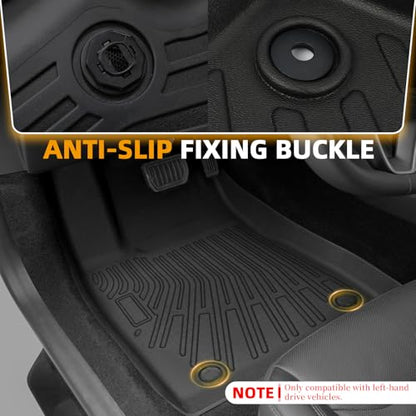 Floor Mats for Toyota Camry 2012 2013 2014 2015 2016 2017, Custom Fit Camry LE SE XLE XSE Hybrid LE SE XLE, 1st & 2nd & Cargo Liner, TPE Anti-Slip Waterproof 2012 Camry Floor Mats Car Accessories - style: 10)2012-2017|Camry|Floor&Cargo Mats
