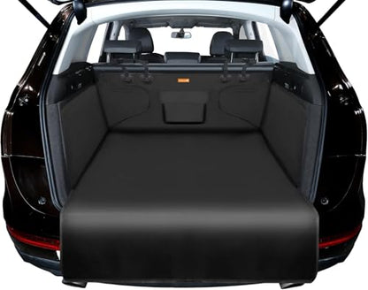 Cargo Liner for Dogs, Nonslip Waterproof Pet Boot Liner with Bumper Flap Protector, Durable Washable Cargo Cover Mat Travel, Universal for Medium Small Car SUV