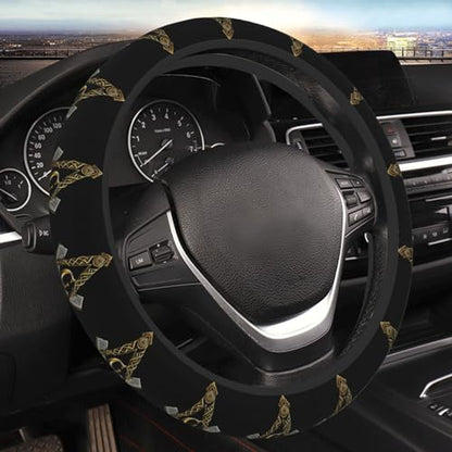 Master Mason Masonic Universal Steering Wheel Covers, Cute Car Accessories for Women Girls Car Truck - color: Master Mason Masonic