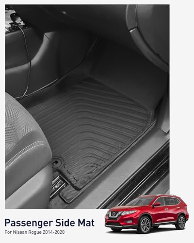 for Nissan Rogue Floor Mats 2014-2020, Full Set All Weather Floor Cargo Liners Trunk Backrest Back Seat, Car Carpet Rubber Interior Accessores 2019 2018 2017 2016 2015 Not Sport