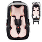 Baby Car Seat Cooling Pad, Mink Dot Carseat Cooler Mat for Girls Boys, Stroller Pad with 3D Breathable Mesh, Multifunctional Infant Insert Liner for Summer - color: Pink