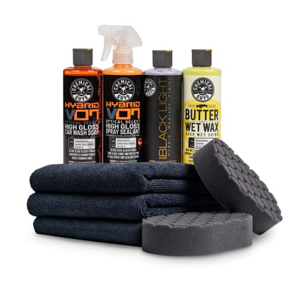 Chemical Guys HOL203 Black Car Care Kit, 9 Items - style: Kit - 9 Items