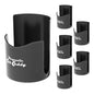 Master Magnetics Magnetic Cup Caddy - Keep Your Favorite Beverage at Hand, 3.3" Inner Diameter, 4.625" Height, Black, Pack of 6, 07583X6 - color: Black, size: 6 Count