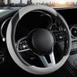 Car Steering Wheel Cover, Microfiber Leather Steering Wheel Cover Universal Fit 14.5-15 inch Anti-Slip Comfortable Breathable Car Wheel Protector for Men Women,Grey - color: Grey