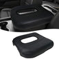 Center Console Armrest Cover Compatible with Chevy Silverado GMC Sierra 2019-2026, Tahoe Yukon Suburban 2021-2026, Scratch Resistant Vinyl Leather, Black (Black)