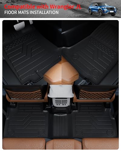 Floor Mats Compatible with 2020-2025 Subaru Outback Cargo Liner Cargo Mat Trunk Liner TPE All Weather Back Seat Cover Protector 2024 Outback Accessories (Trunk Mat+Bakcrest Mats+Floor Mats) - style: For Subaru Outback | 2020-2025
