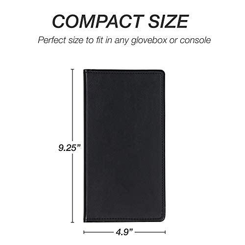 Samsill 2 Pack Car Registration and Insurance Holder, Essential Vehicle Glove Box Organizer, Vehicle Document Holder, Faux Leather, Sleek Black Design, Lottery Ticket Holders - size: 4.9" x 9.5", style: 2 PACK
