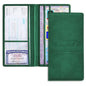 Car Registration and Insurance Holder, Registration and Insurance Card Holder, Auto Glove Box Organizer with Magnetic Shut, PU Leather Automobile Documents Wallet for Cards (Dark Green) - color: Dark Green