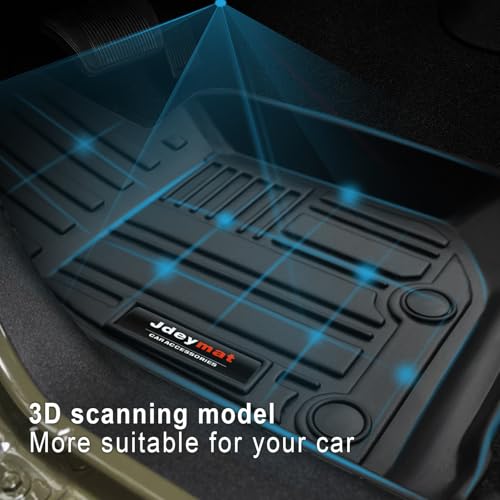 All Weather Floor Mats & Cargo Liner & Backrest Mats for 2007-2018 Jeep Wrangler JK 2 Door Accessories (for 2007-2018 Jeep Wrangler JK 2 Door Full Set) - color: for 2007-2018 Jeep Wrangler JK 2 Door Full Set
